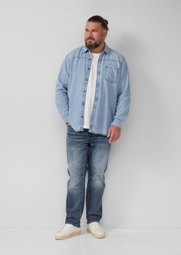 Regular Fit: Lässiges Jeanshemd aus Baumwolle