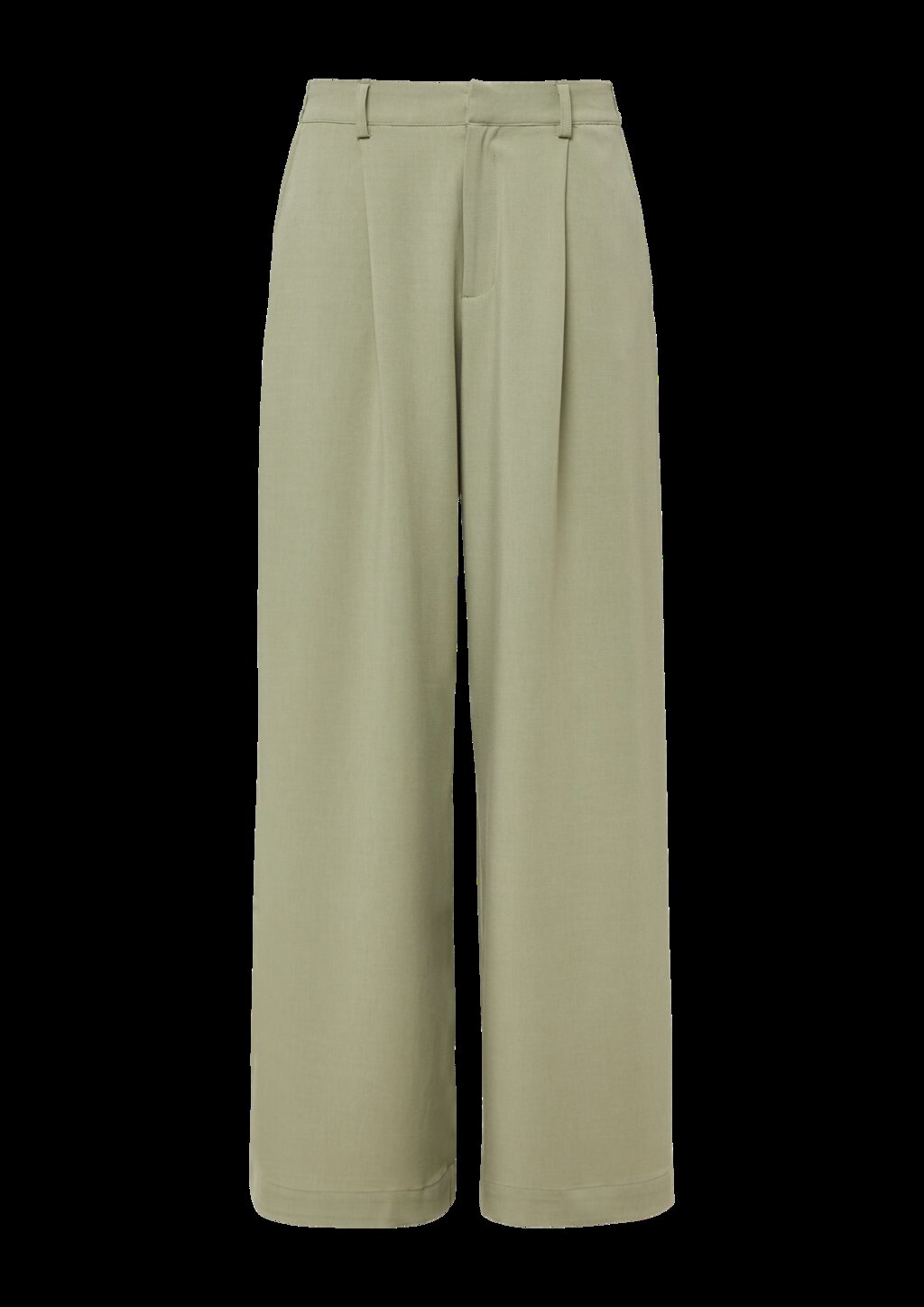 Bundfaltenhose mit weitem Bein | QS x Vanessa Mai