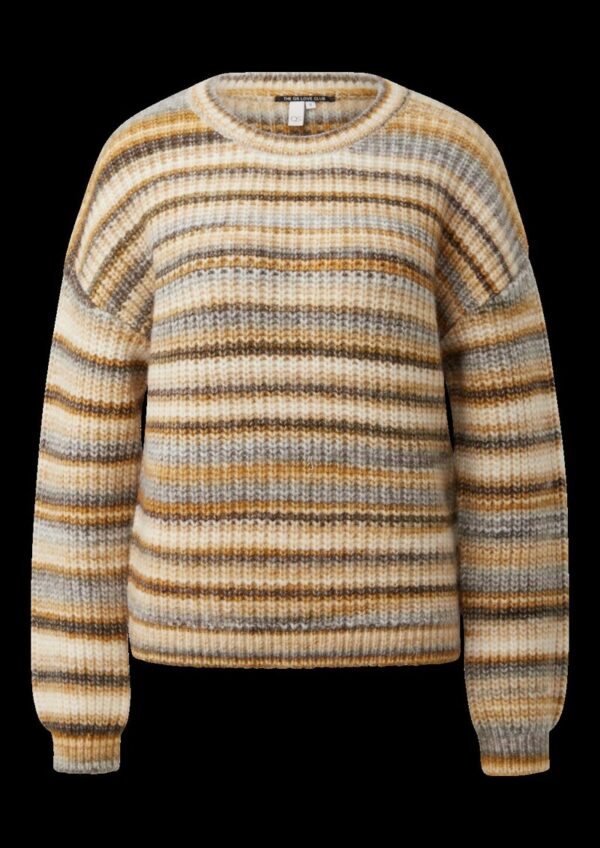 Weicher Pullover in bunter Multimelange Optik