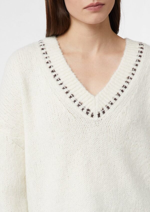 Lässiger Strickpullover aus Alpaka-Wollmix