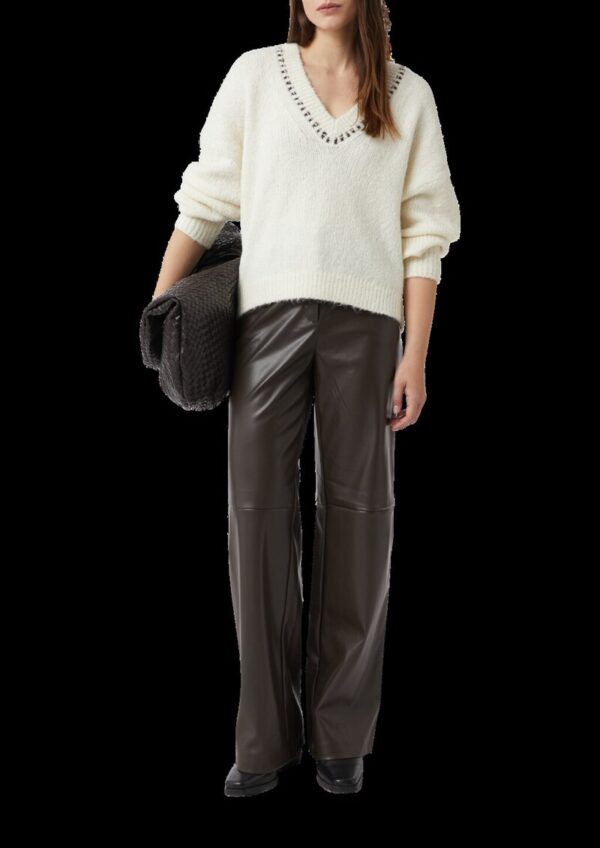 Lässiger Strickpullover aus Alpaka-Wollmix