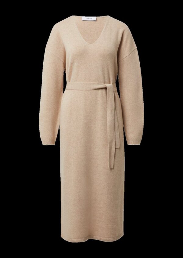 Midi-Kleid aus Wollmix im Relaxed Fit