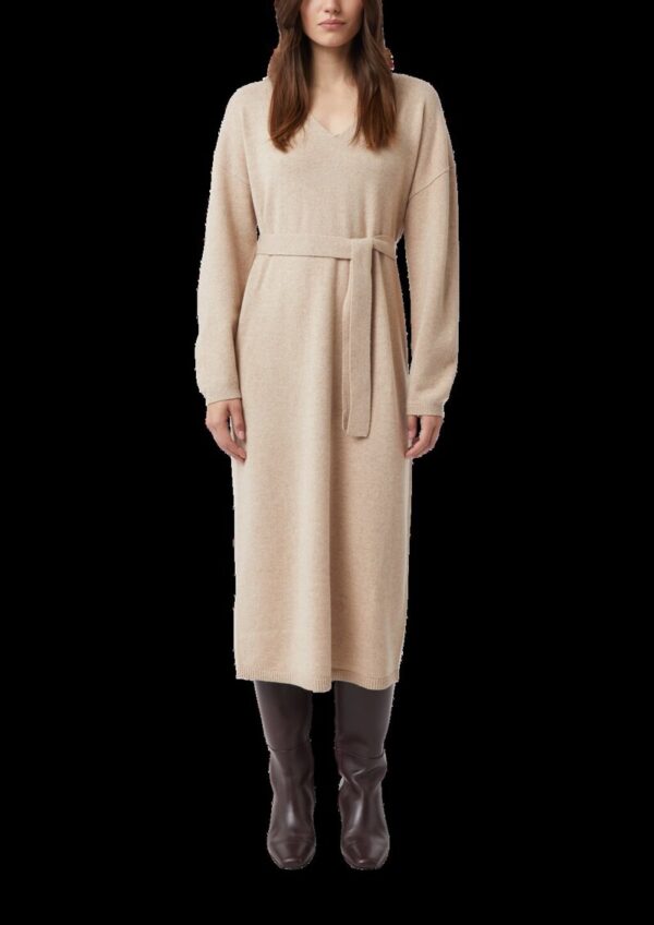Midi-Kleid aus Wollmix im Relaxed Fit