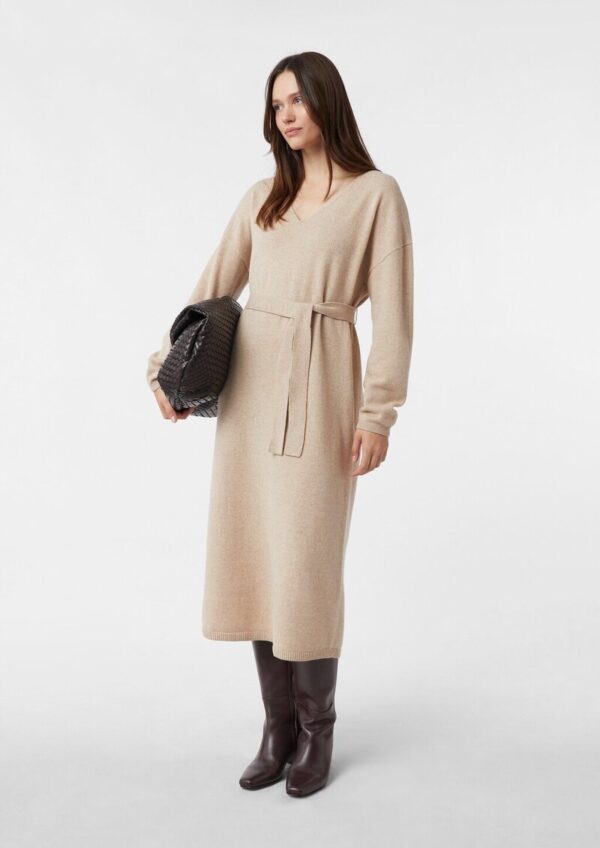 Midi-Kleid aus Wollmix im Relaxed Fit