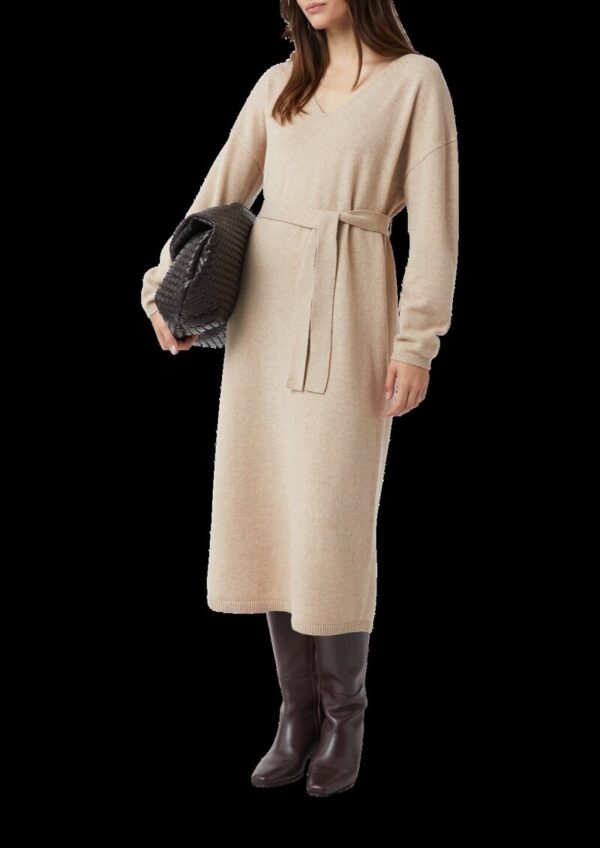 Midi-Kleid aus Wollmix im Relaxed Fit