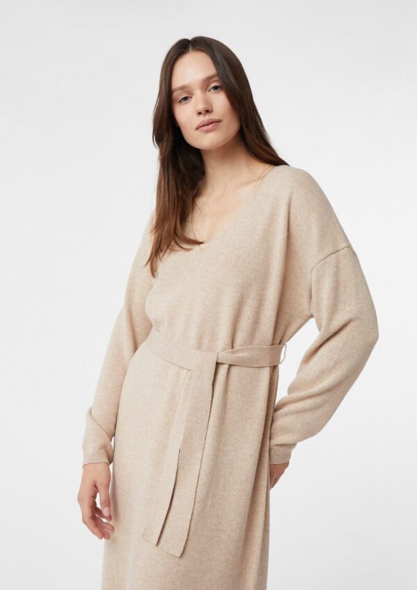 Midi-Kleid aus Wollmix im Relaxed Fit