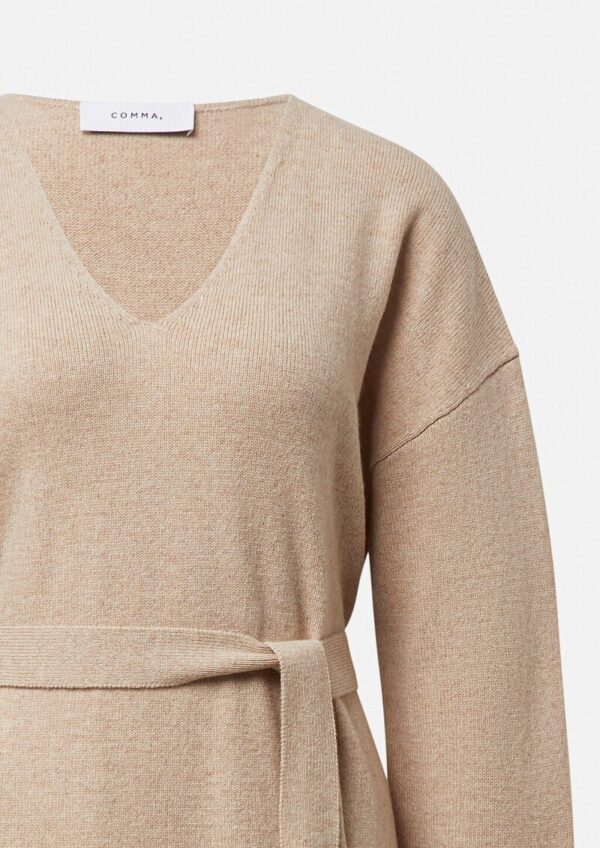 Midi-Kleid aus Wollmix im Relaxed Fit