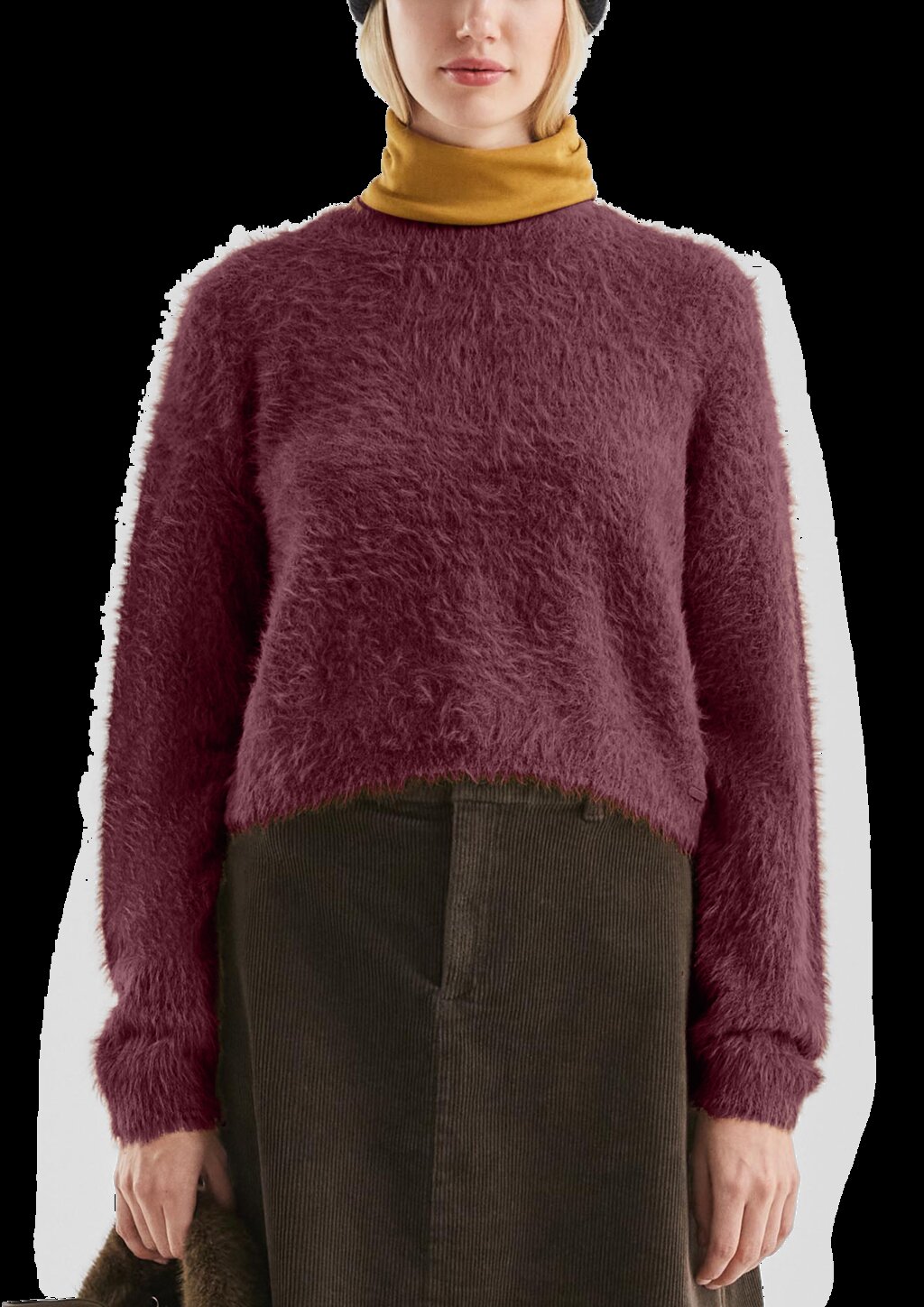 Flauschiger Strickpulli