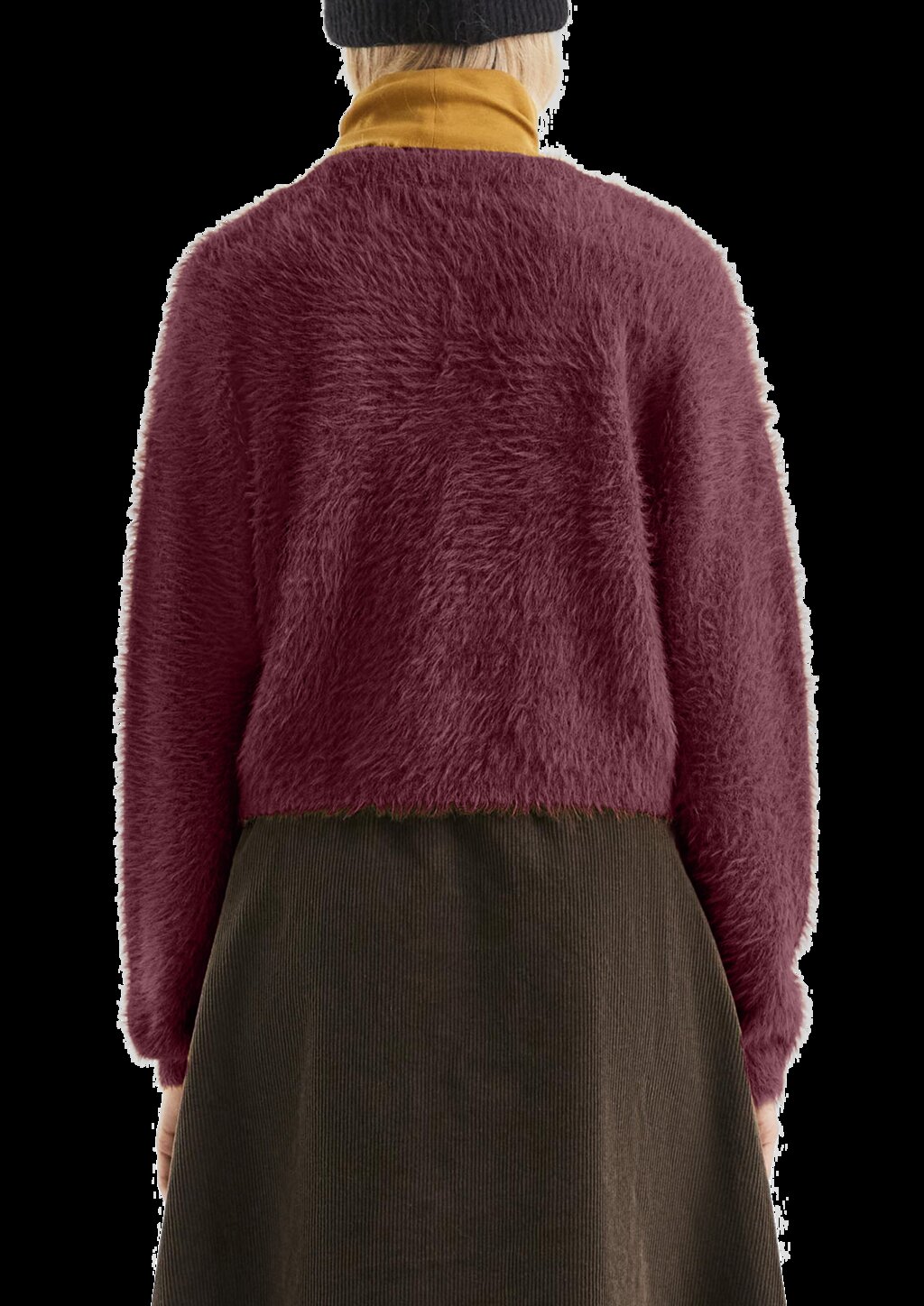 Flauschiger Strickpulli