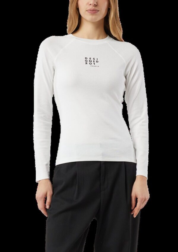 Schmales Longsleeve mit Raglanärmeln