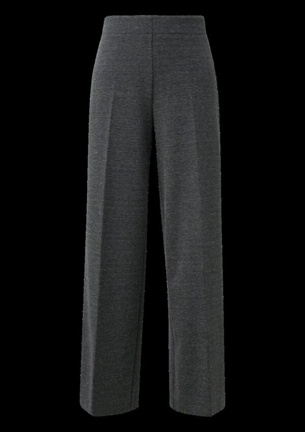 Viskosemix-Hose mit Extra Wide Leg und Reißverschluss