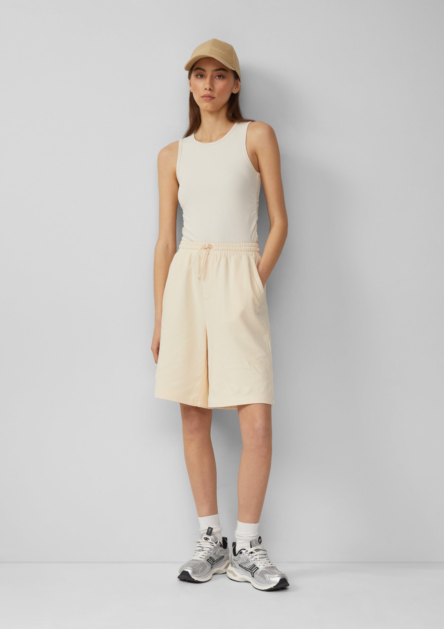 Lässige Bermudashorts aus Sweat | QS x Vanessa Mai