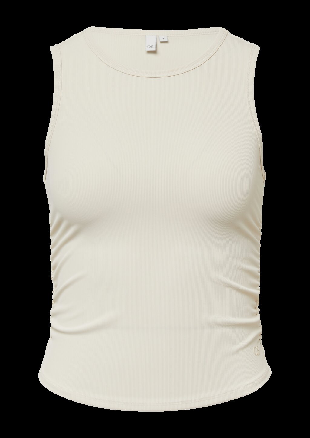 Ripptop mit seitlicher Raffung | QS x Vanessa Mai