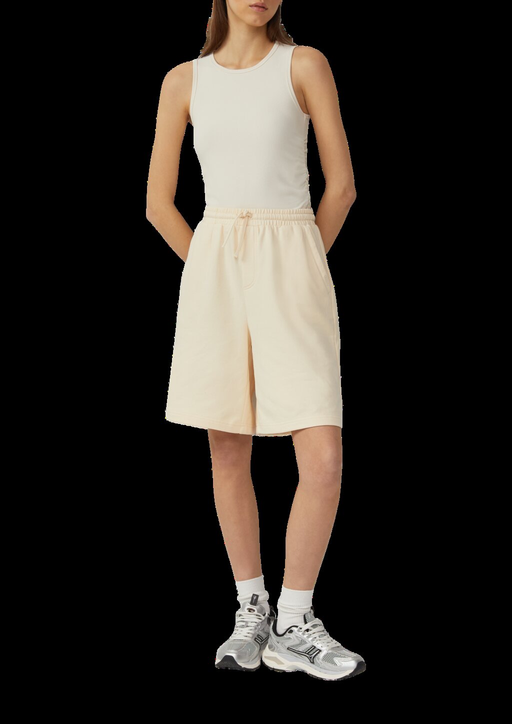 Ripptop mit seitlicher Raffung | QS x Vanessa Mai