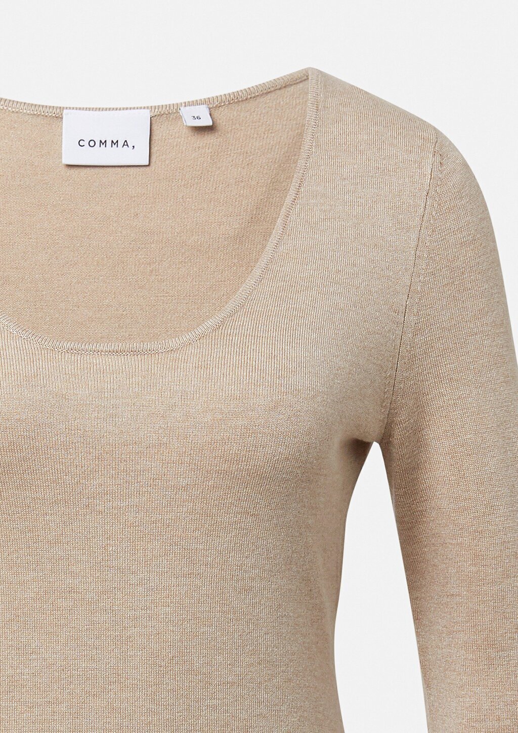 Schmaler Feinstrickpullover aus Viskosemix