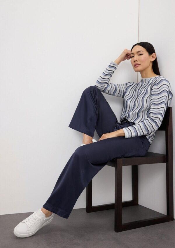 Hose mit Extra Wide Leg und Gürtel im Relaxed Fit