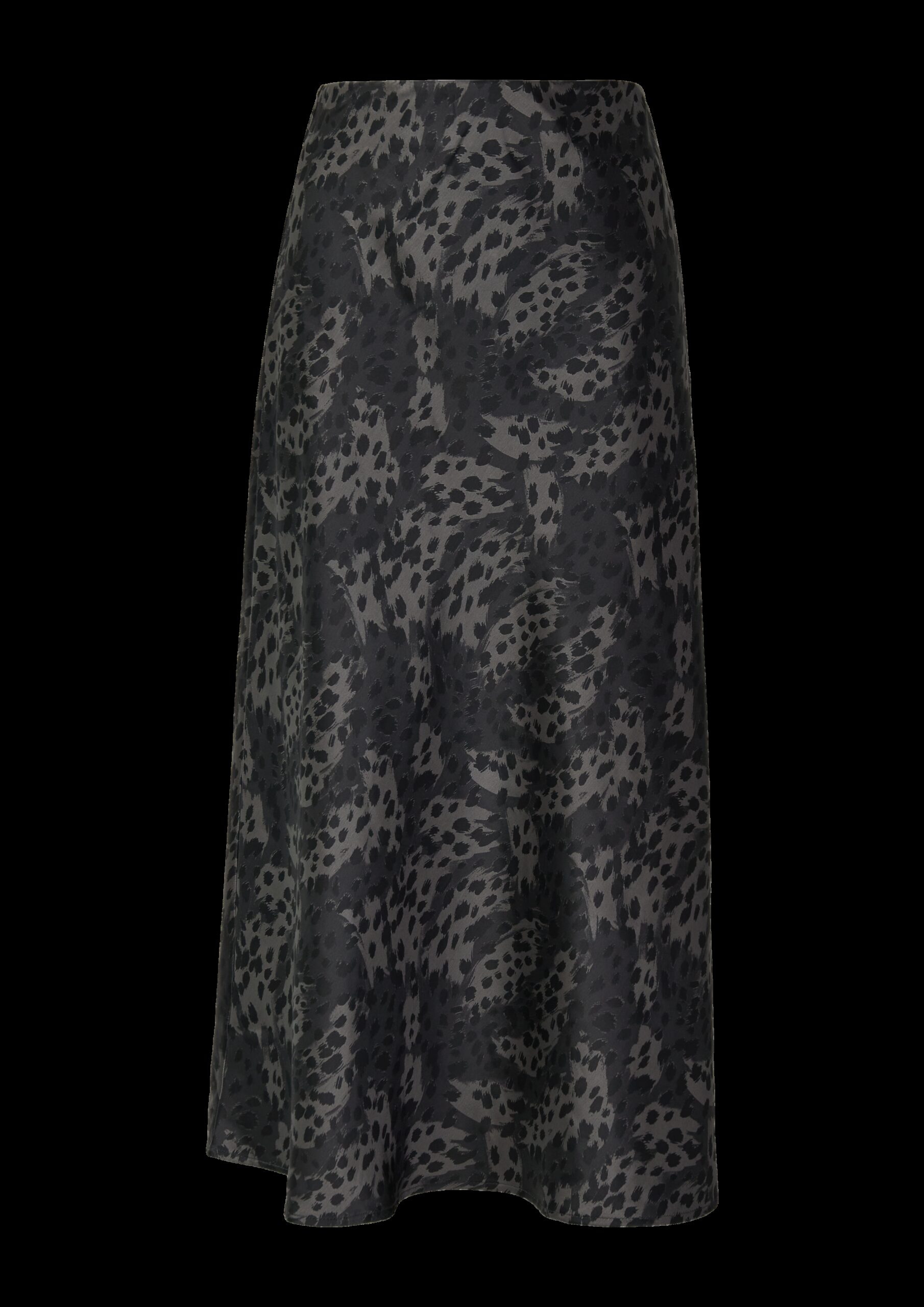 Leichter Midirock mit Elastikbund