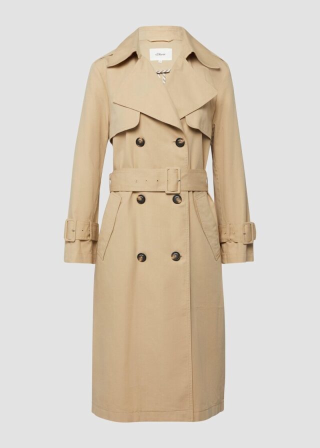Leichter Trenchcoat aus Lyocell
