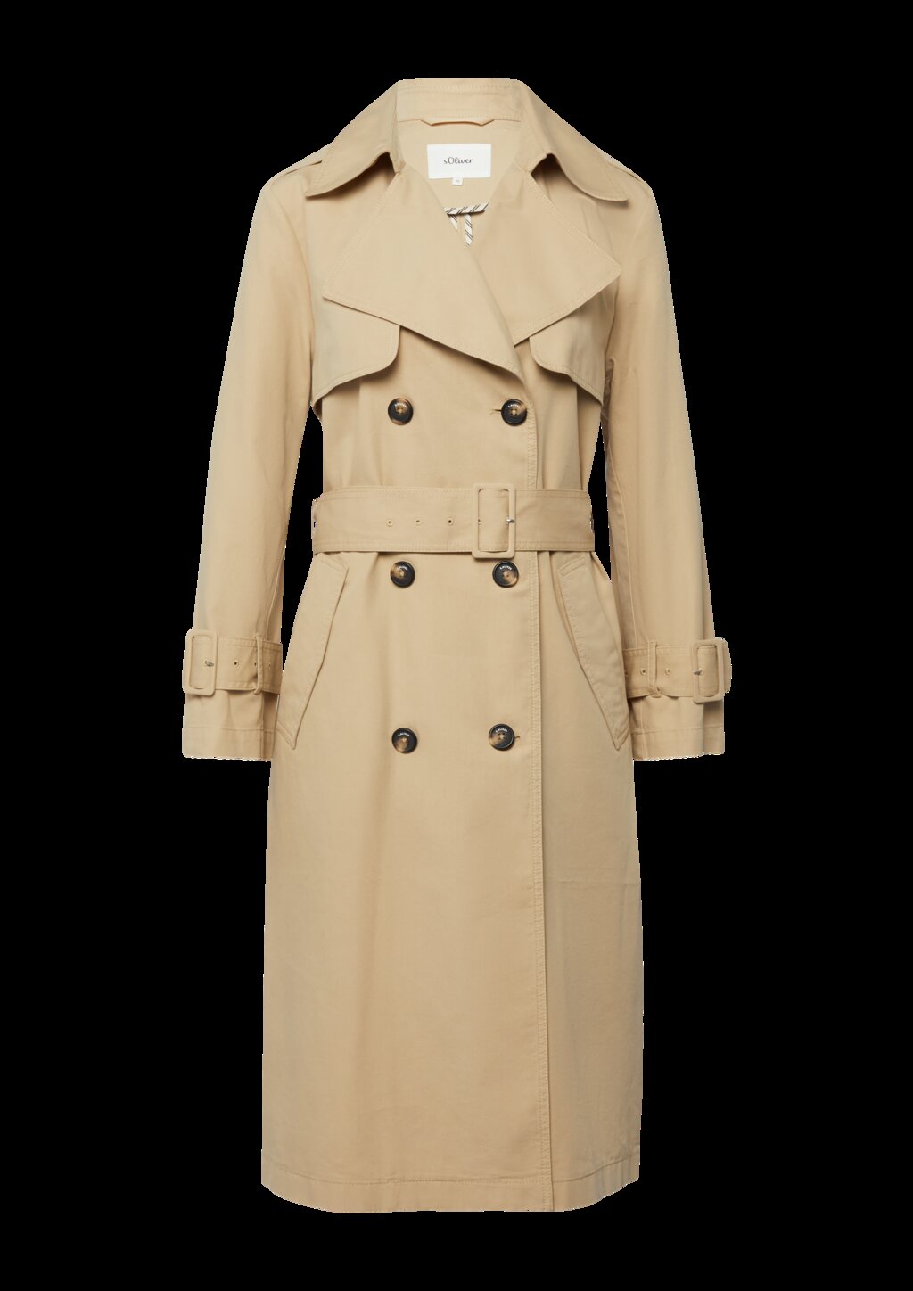 Leichter Trenchcoat aus Lyocell