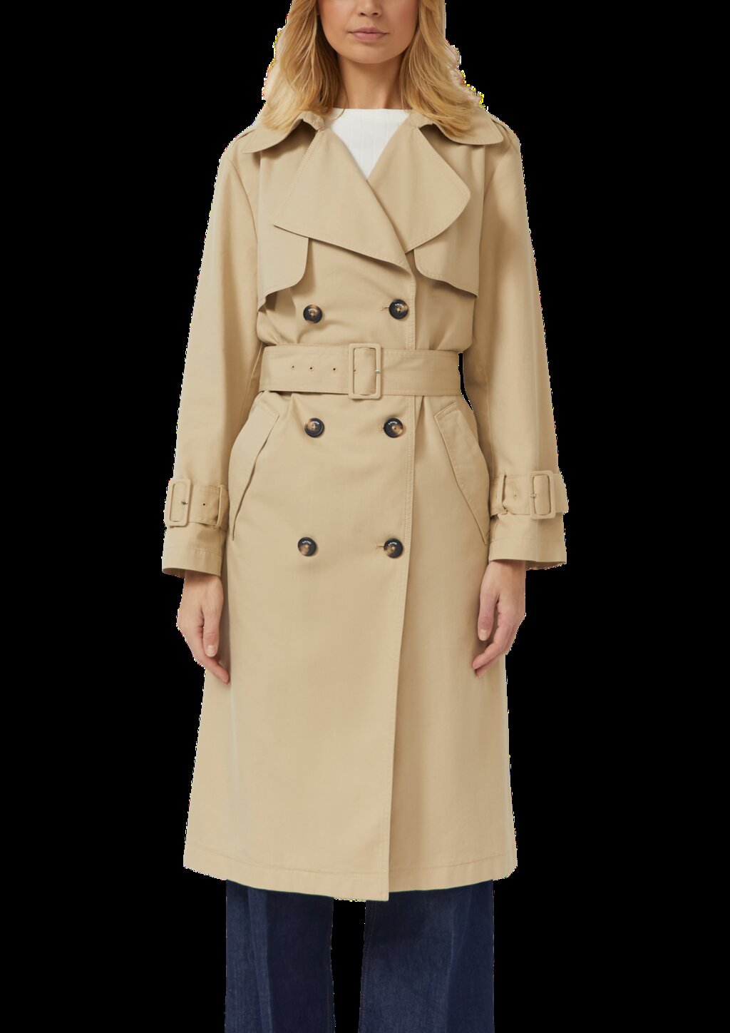 Leichter Trenchcoat aus Lyocell