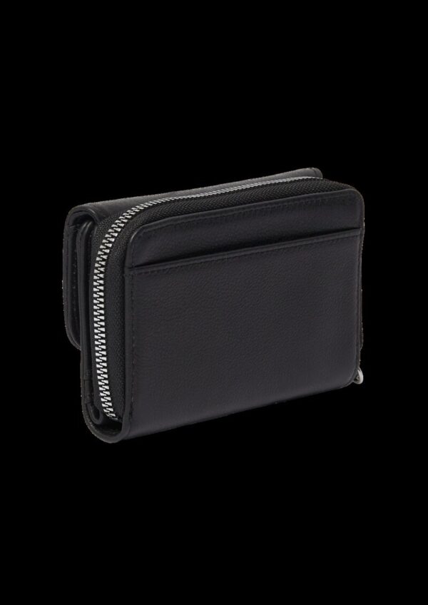 Geräumige Echtleder-Geldbörse mit extra Reißverschlussfach