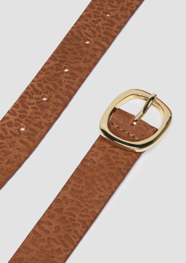 Ledergürtel mit Animal-Prägung