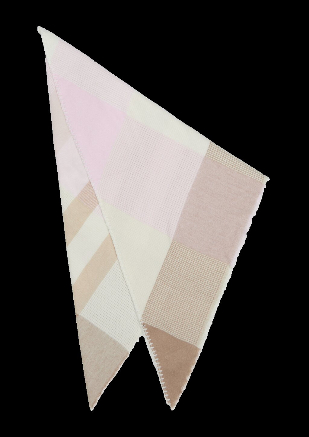 Dreieckstuch mit Schachbrett-Muster