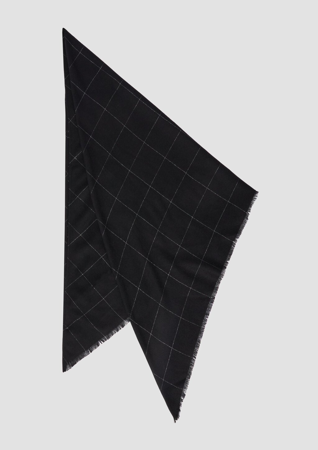 Dreieckstuch mit dezentem Glitzergarn