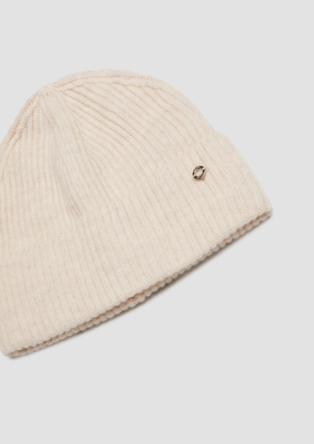 Beanie aus Wolle und Kaschmir mit dekorativer Geschenk-Box