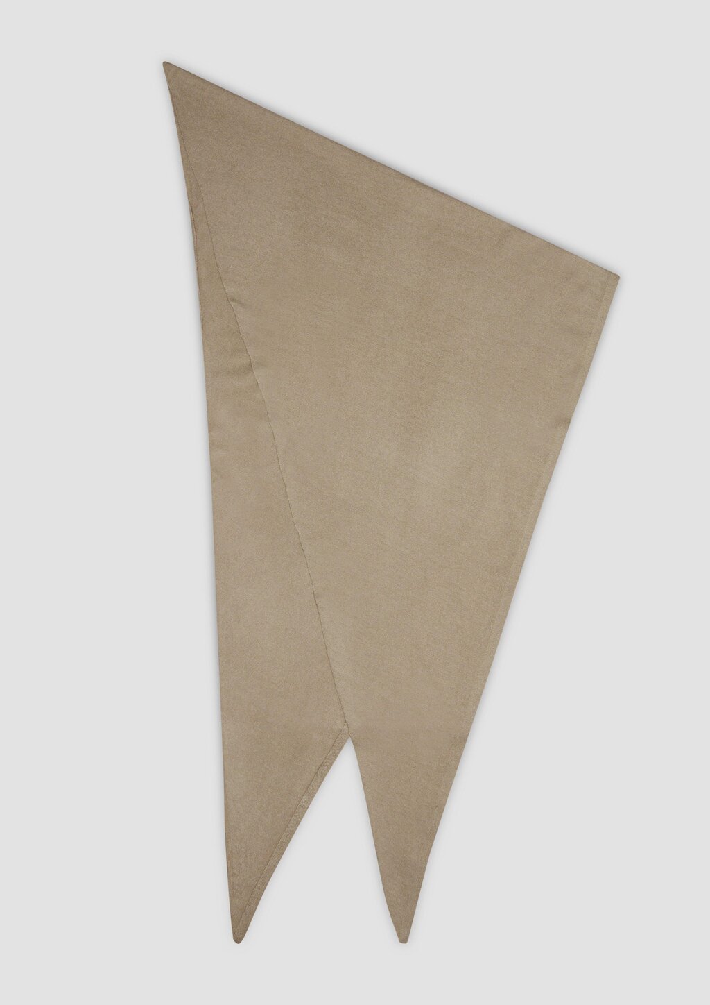 Feinstrick Dreieckstuch mit gebürsteter Oberfläche