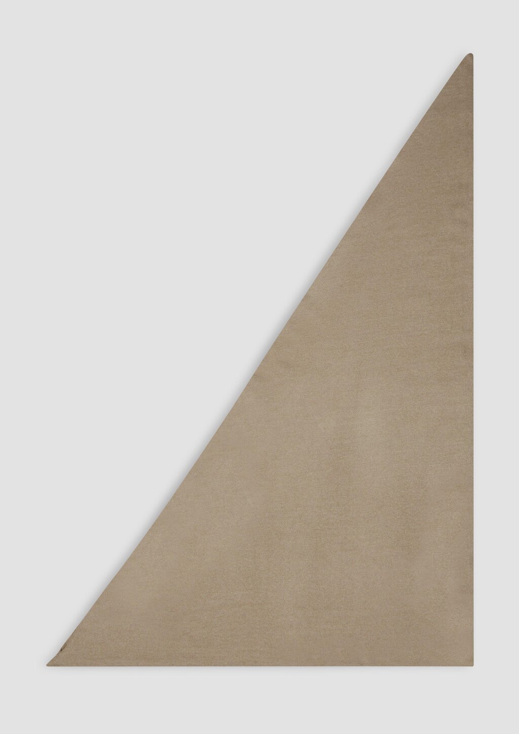 Feinstrick Dreieckstuch mit gebürsteter Oberfläche