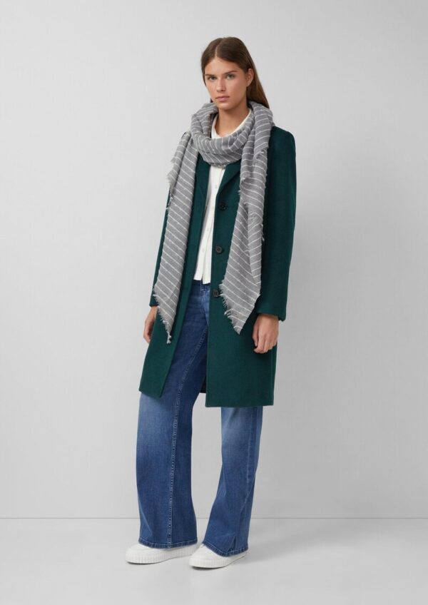 Oversized-Schal mit Streifen-Artwork