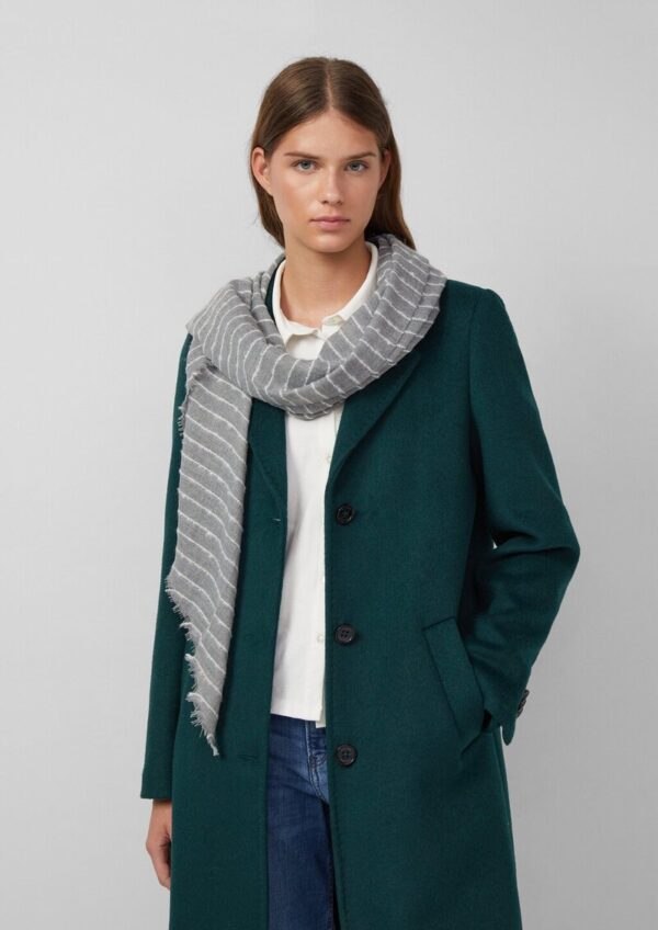 Oversized-Schal mit Streifen-Artwork