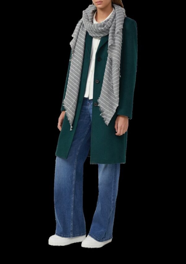 Oversized-Schal mit Streifen-Artwork