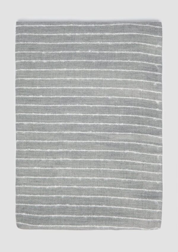 Oversized-Schal mit Streifen-Artwork