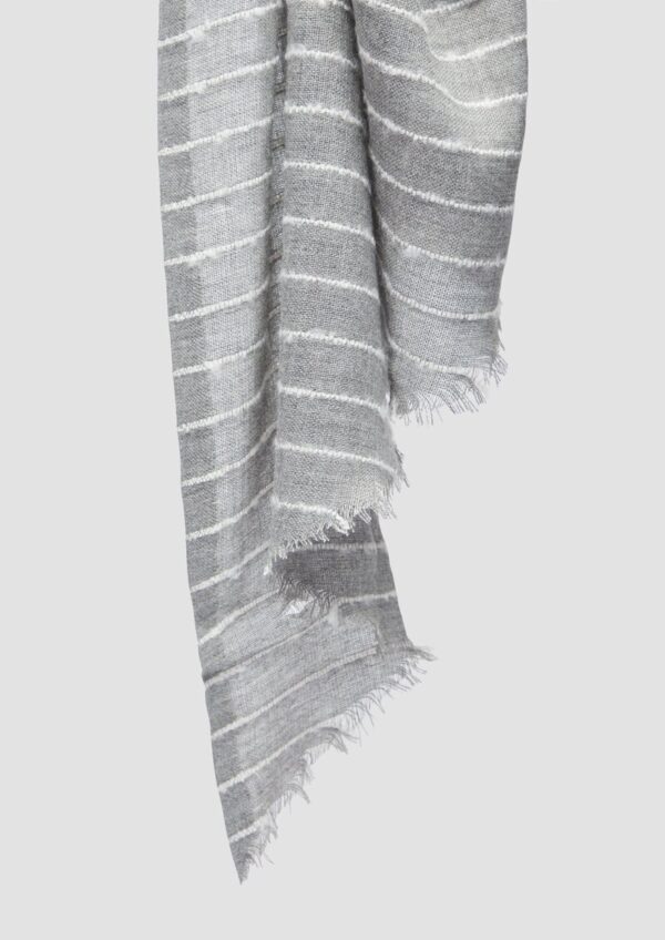 Oversized-Schal mit Streifen-Artwork