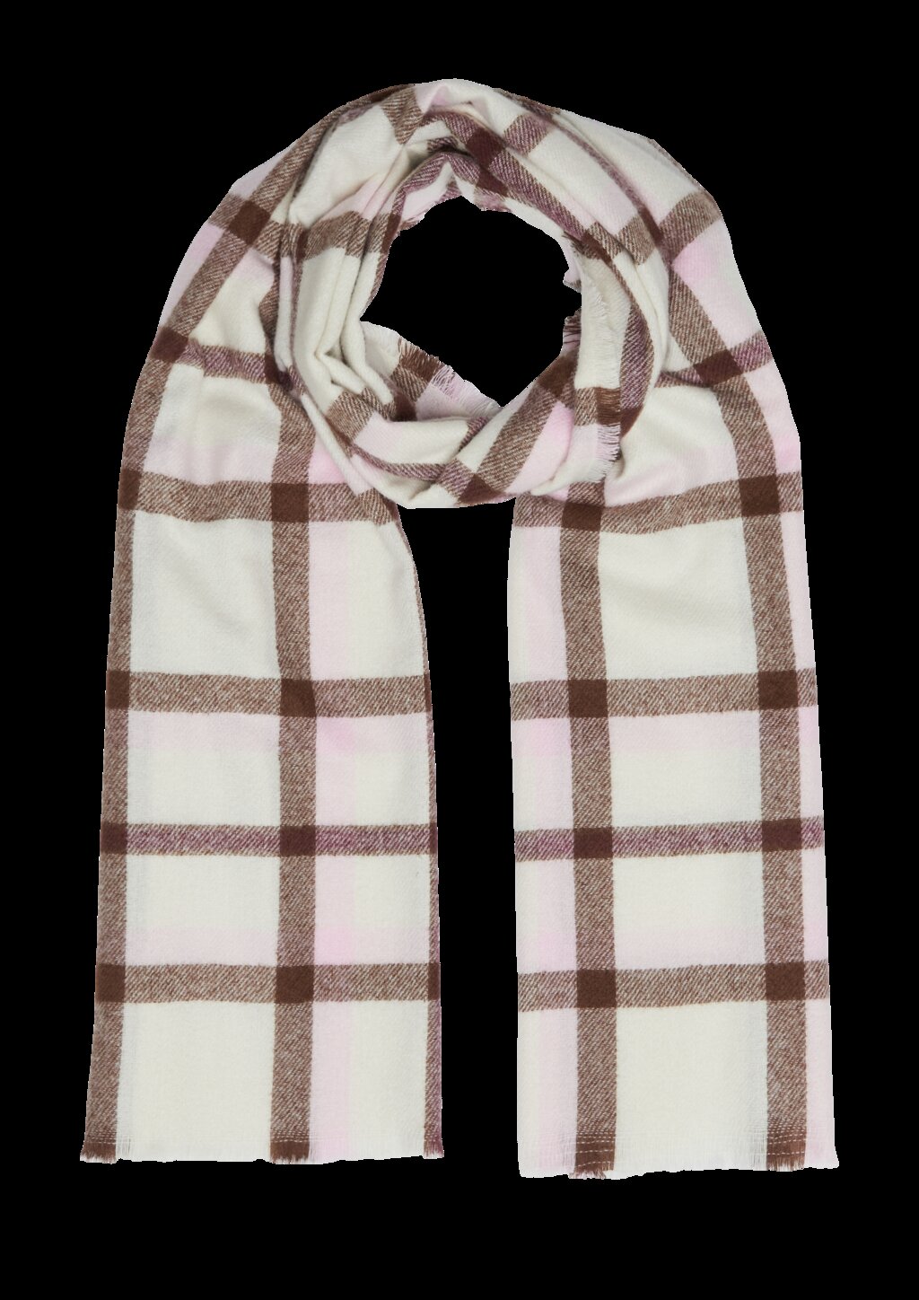 Dünner Schal mit Karo-Muster