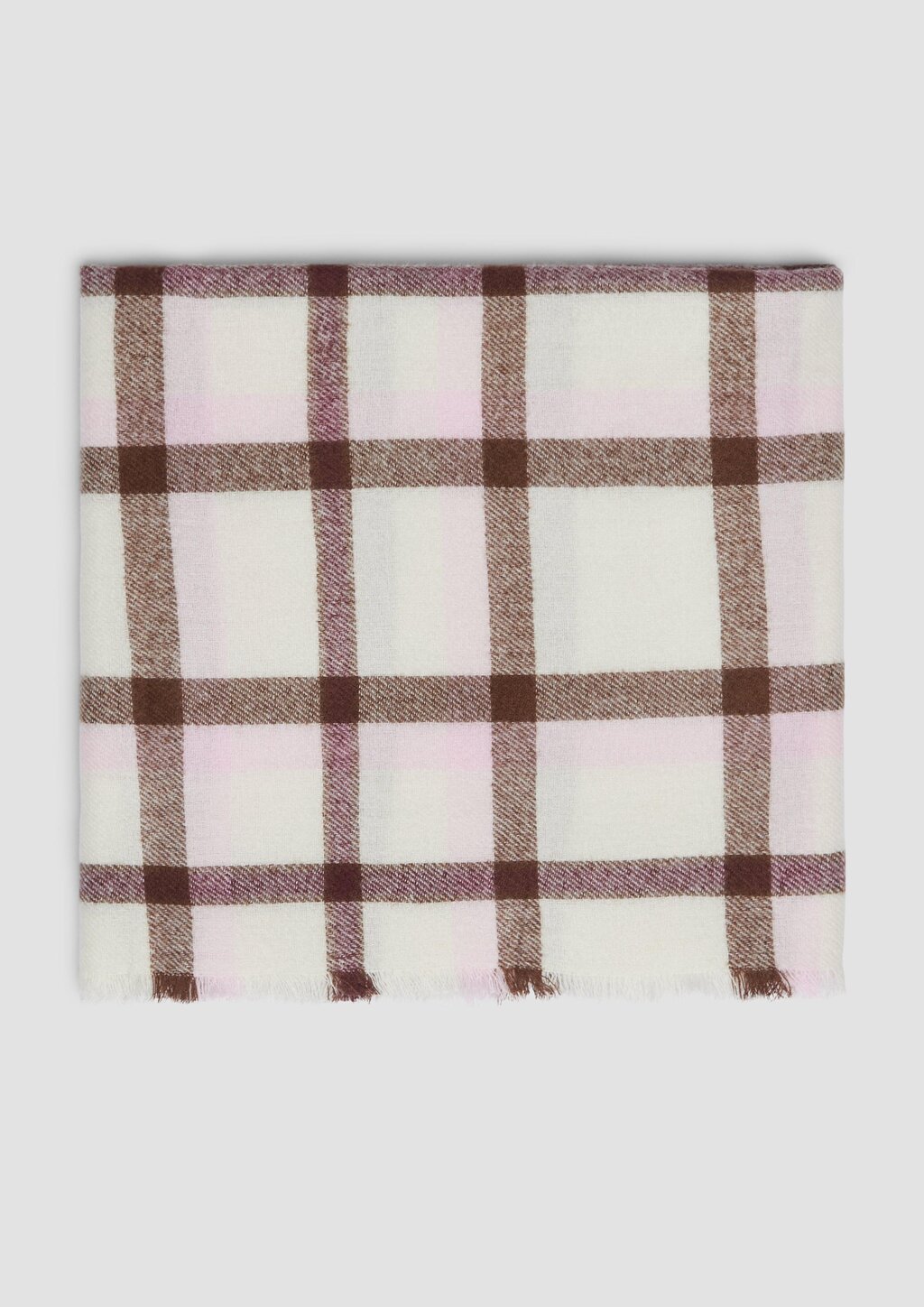 Dünner Schal mit Karo-Muster