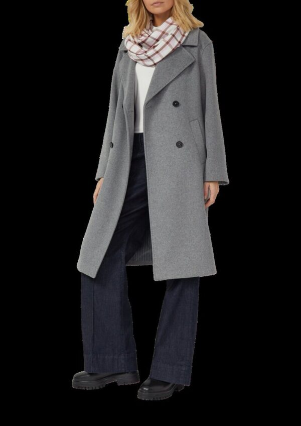 Karierter Loop-Schal aus Viskose-Modal-Mix