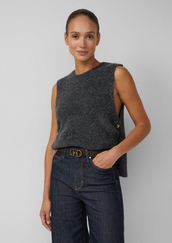 Veloursleder-Gürtel mit eleganter Metall-Schließe