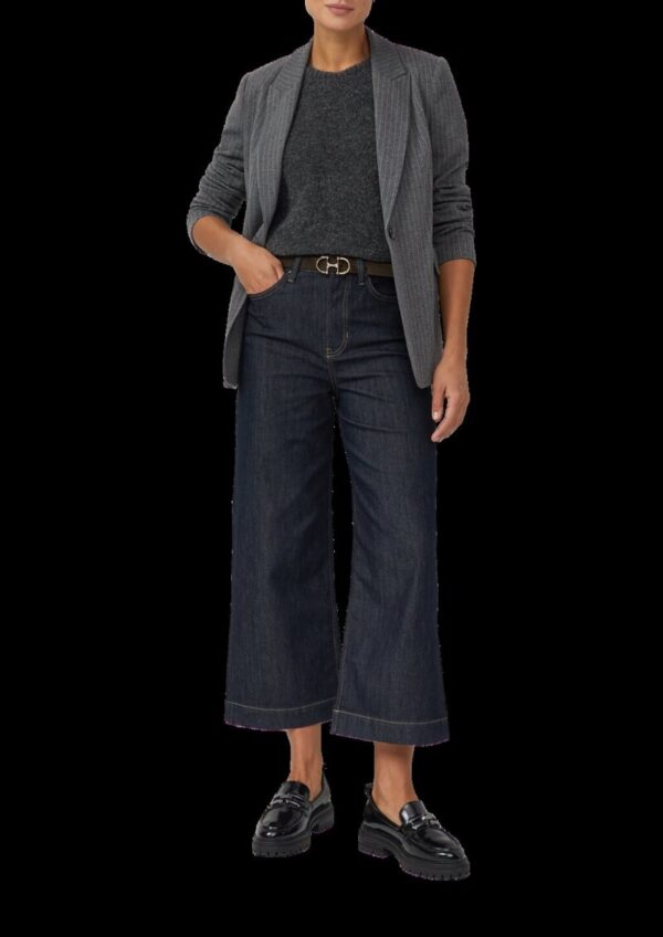 Veloursleder-Gürtel mit eleganter Metall-Schließe