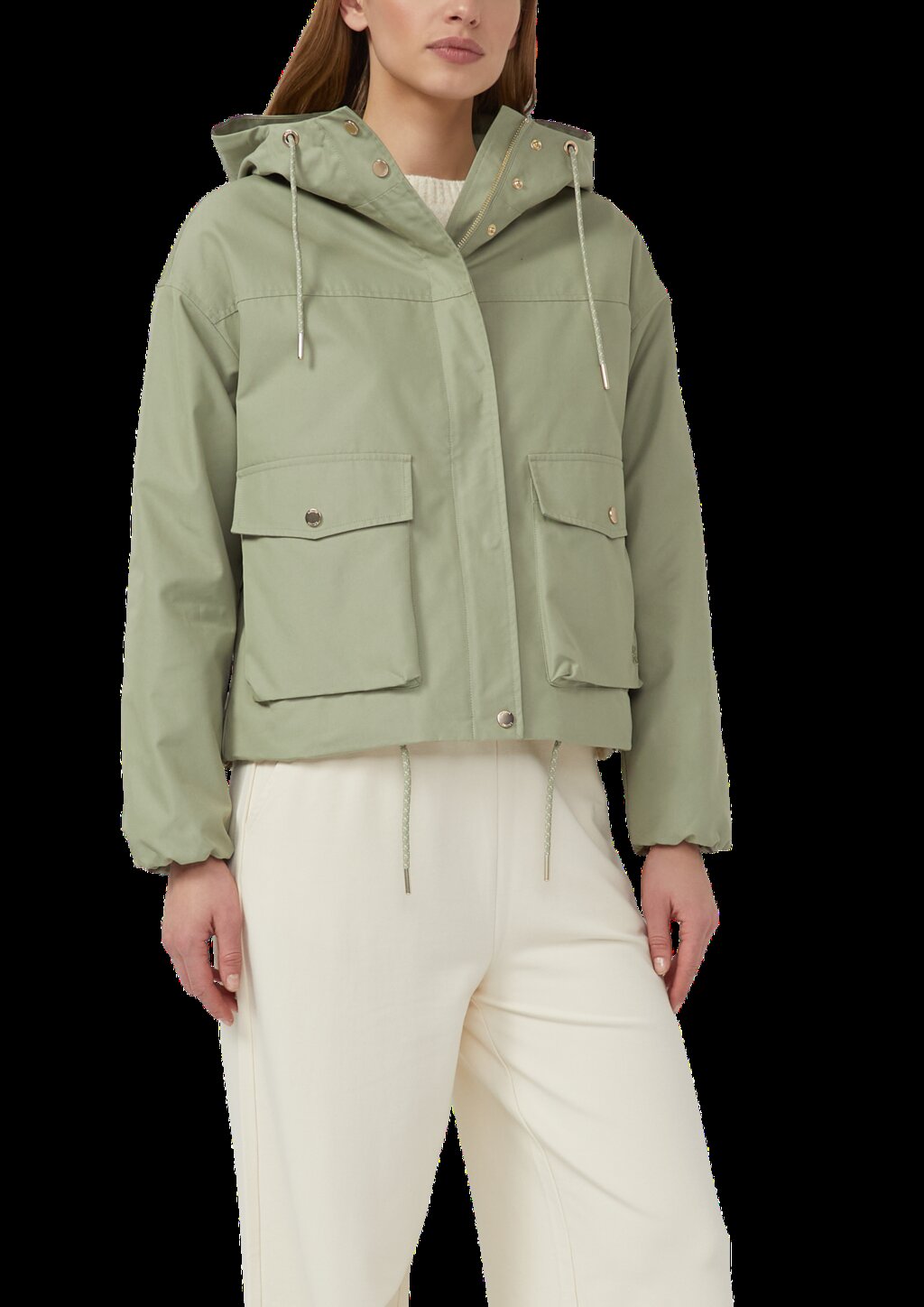 Jacke im Relaxed Fit mit Kapuze