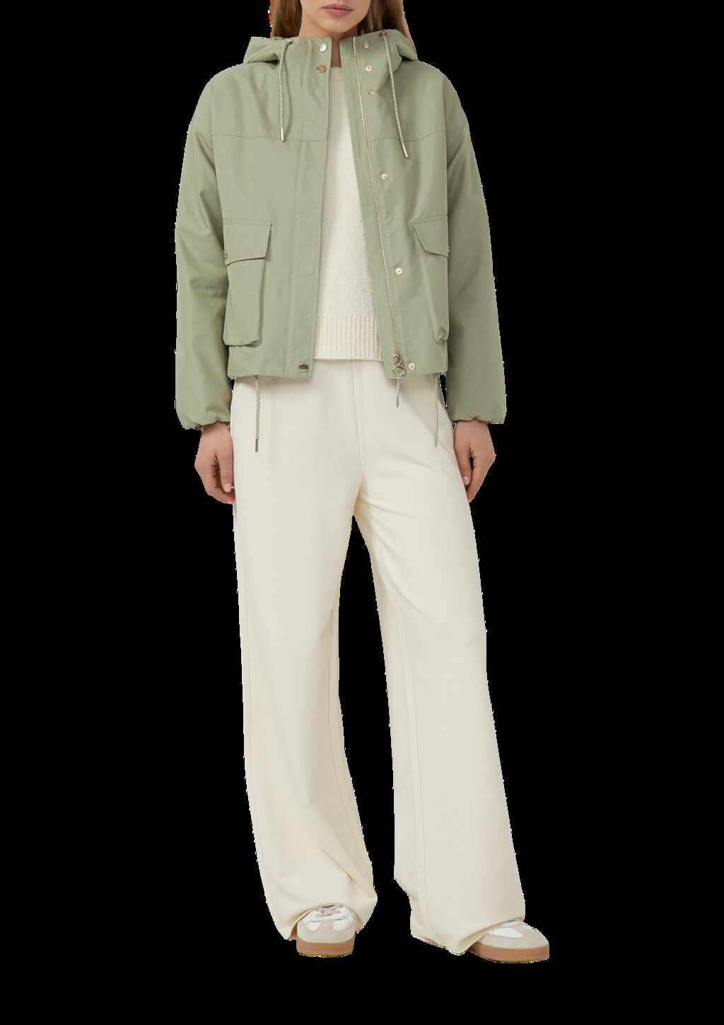 Jacke im Relaxed Fit mit Kapuze