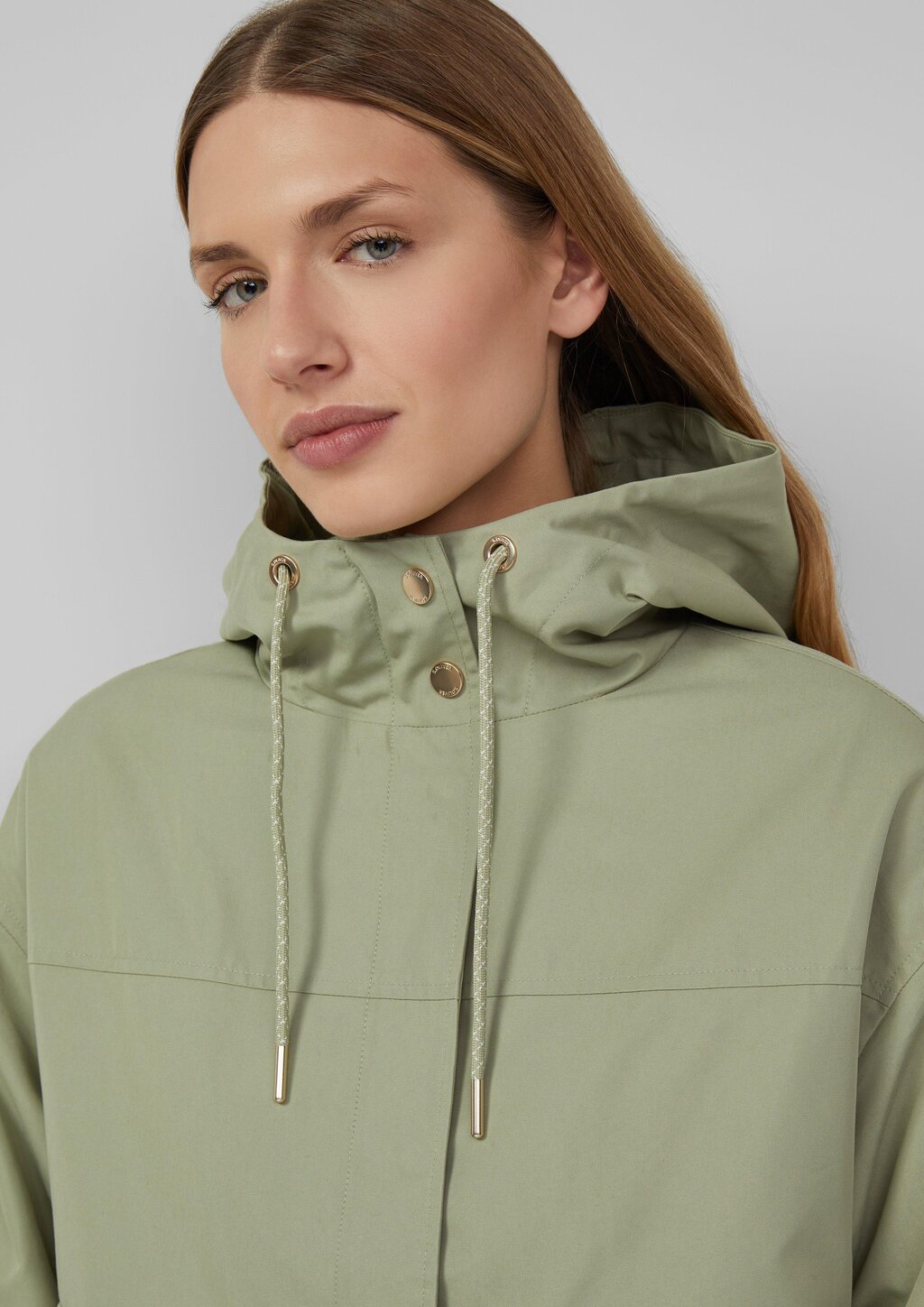 Jacke im Relaxed Fit mit Kapuze