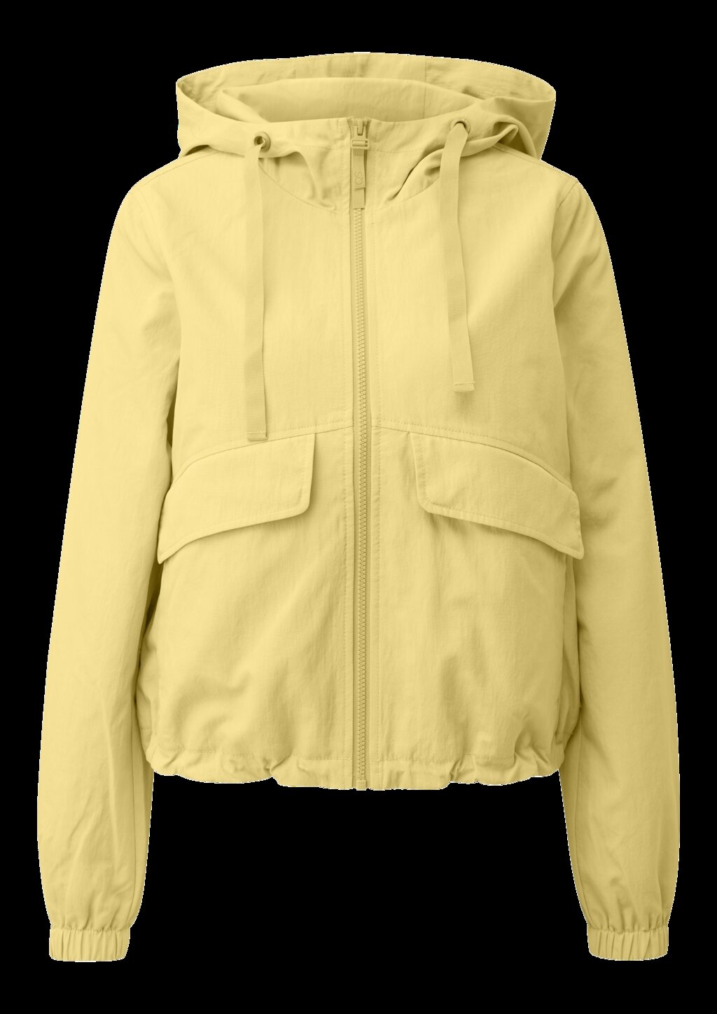 Nylonjacke mit verstellbarem Saum und Kapuze