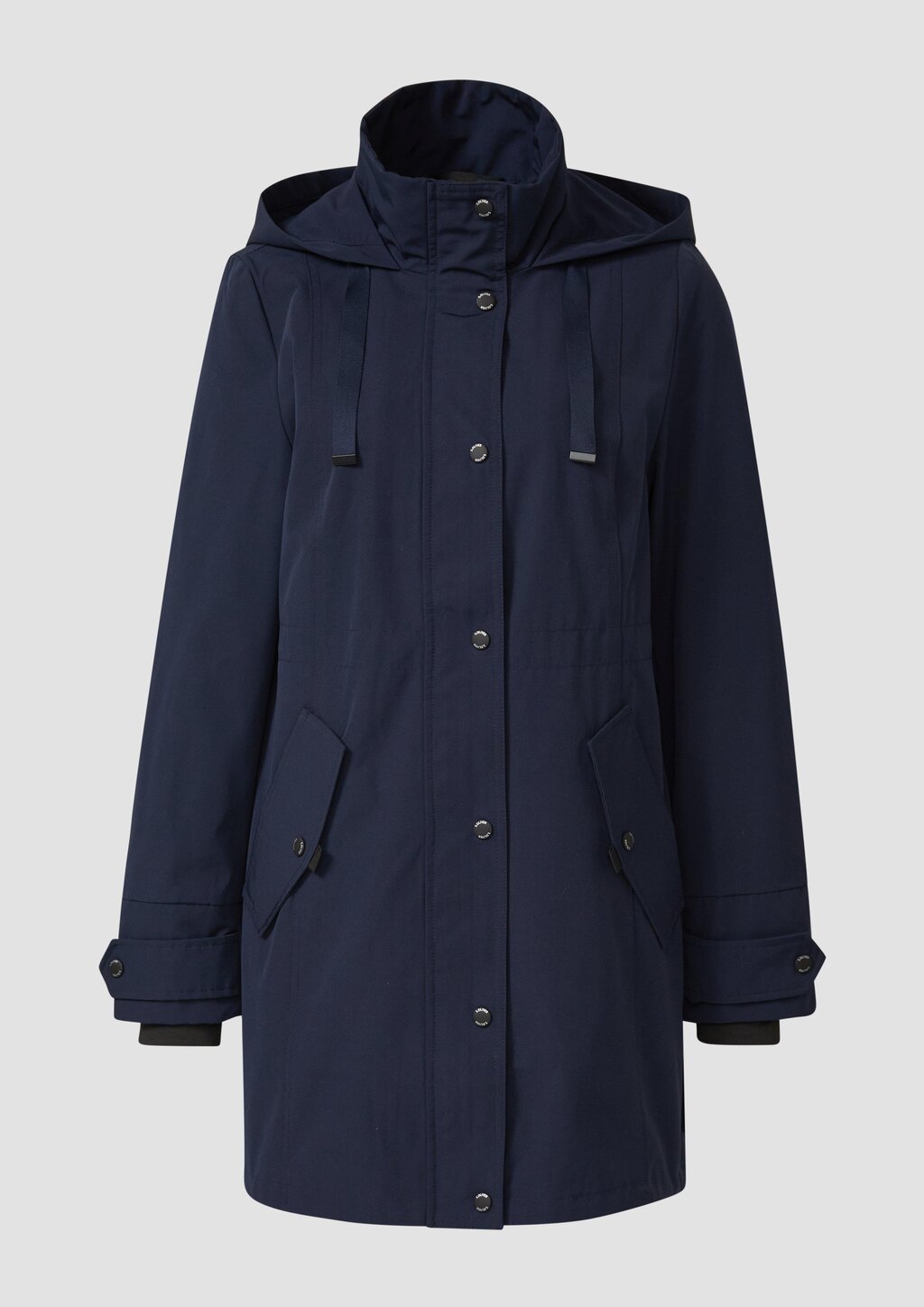 Parka mit Kapuze und Taillenregulierung