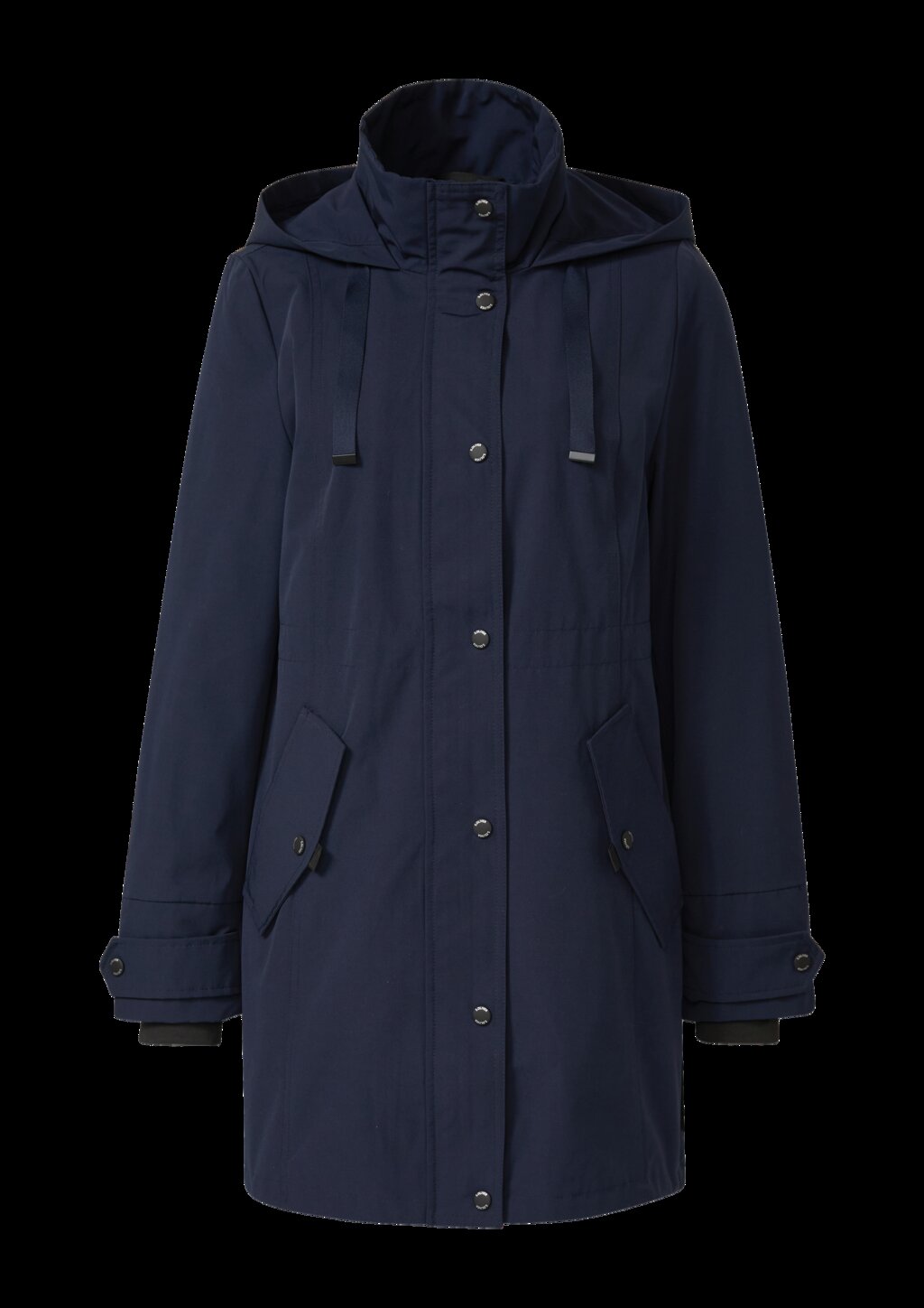 Parka mit Kapuze und Taillenregulierung