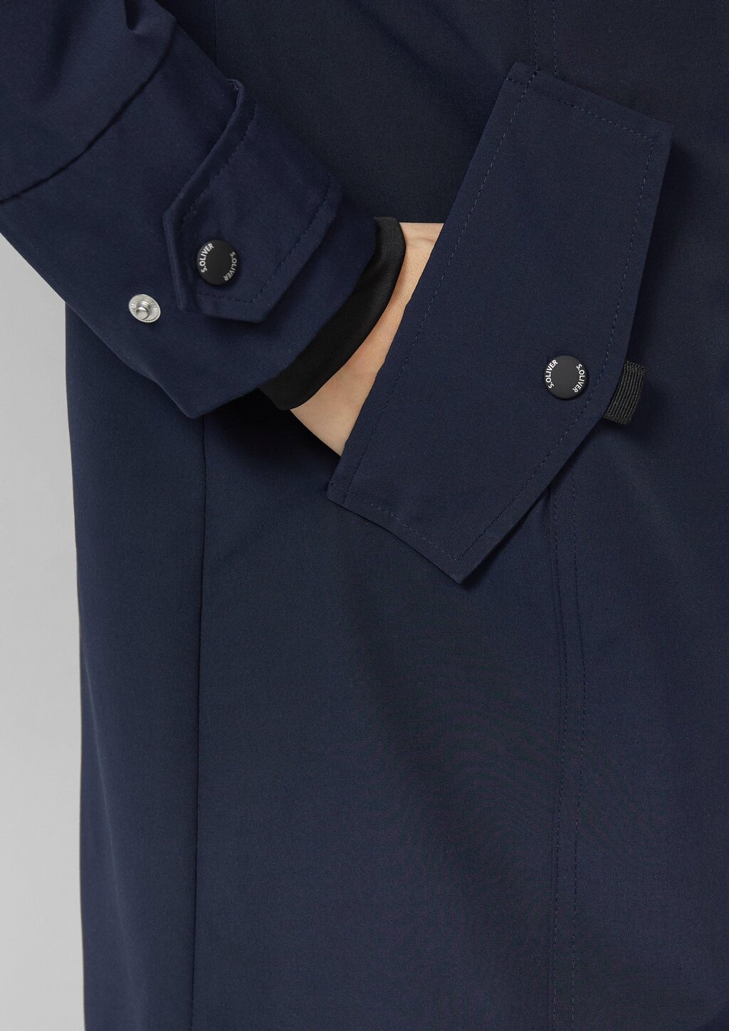 Parka mit Kapuze und Taillenregulierung