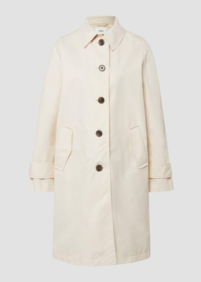 Mantel mit Hemdkragen