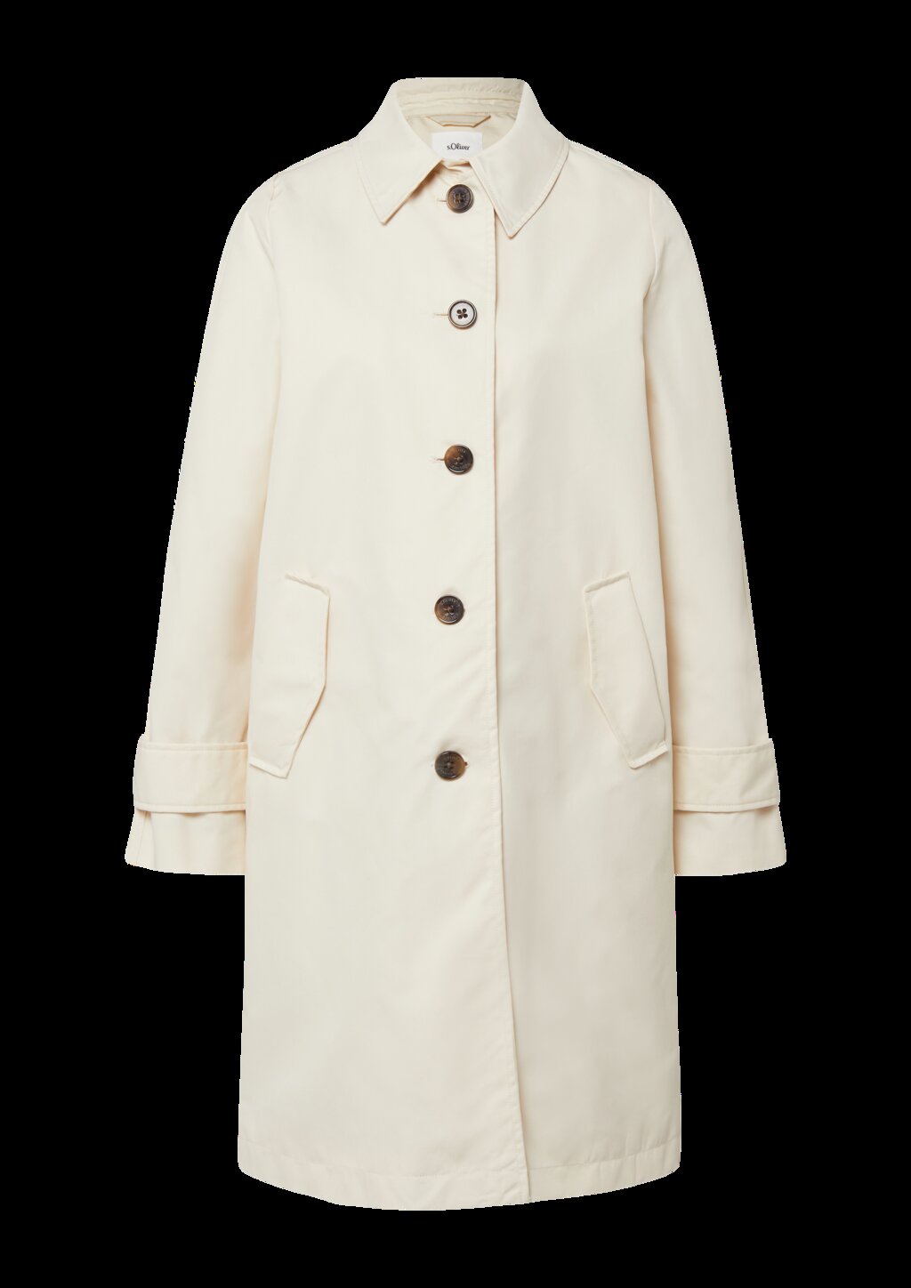 Mantel mit Hemdkragen